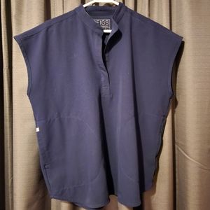 Figs Rafaela scrub top - Navy Blue - size medium